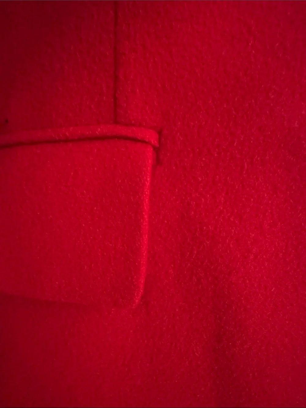Women's Red Tailored Button-Front Blazer